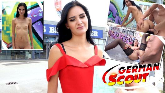 GERMAN SCOUT - HOT TOURIST GIRL TALKED INTO PUBLIC SEX IN BERLIN