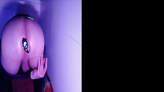 Shaving my ass and using 11 different buttplugs including hollow ones with inside ass view and anal breathing 4K 2160p UHD