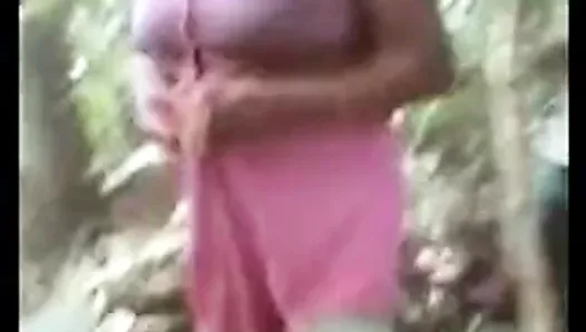 Indian Desi girlfriend Fucking her boyfriend in the Forest 9