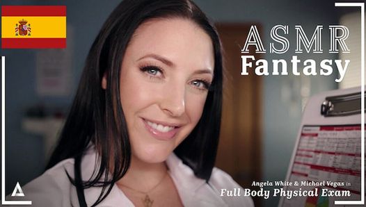 Asmr Fantasy - физический осмотр всего тела с доктором-милфой Angela White! испанские субтитры - в видео от первого лица