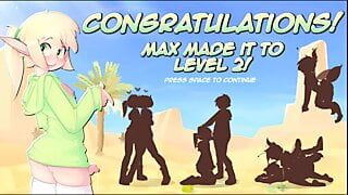 マックス・ザ・エルフpornplayエロアニメゲームep.1-かわいいゲイエルフがワイルドなふたなりモンスターガールにペギング