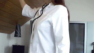 German Milf Nurse give sensual Handjob to young patient