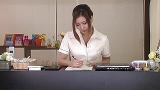 JAPANESE GIRL SUCKS CUM OFF DICK CREAMPIE