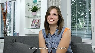 Sandra Bulka First Time Sex Casting Video In A Porn Studio In Austria